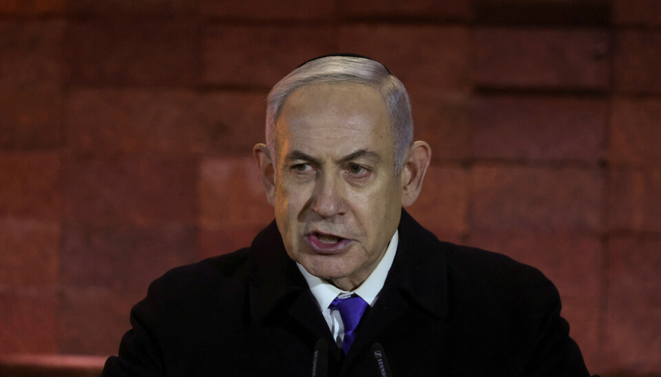 Benjamin Netanyahu raser mot anerkjennelse av en palestinsk stat og at ICC truer med å arrestere ham.