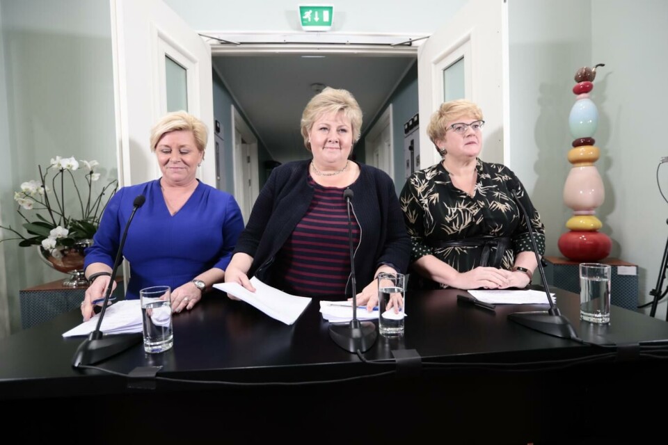 Den blågrønne regjeringen vil skjerpe arbeidslinja