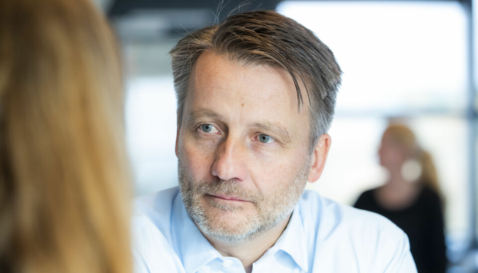 Telenor Nordics-sjef Jørgen Rostrup døde brått etter et illebefinnende lørdag ettermiddag. Bildet er tatt i 2019.