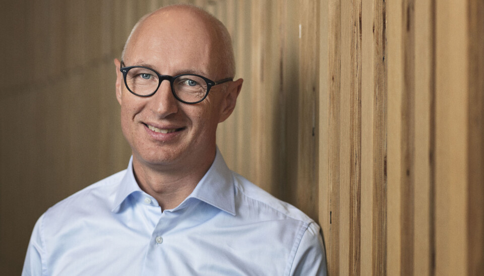 Lars Fruergaard Jørgensen, konsernsjef i Novo Nordisk Lars Fruergaard Jørgensen, Novo Nordisk (portrett, innendørs)