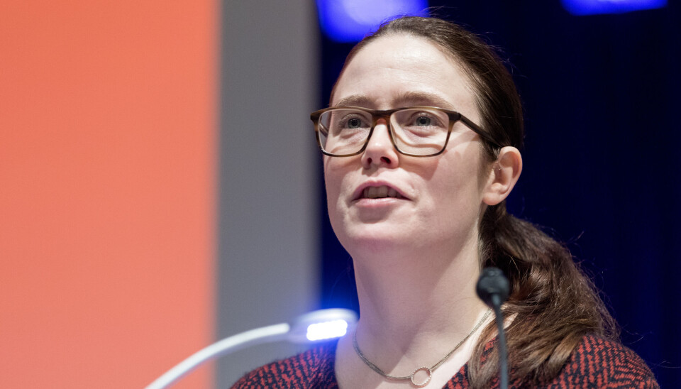 Kjersti Barsok, leder for Norsk Tjenestemannslag.