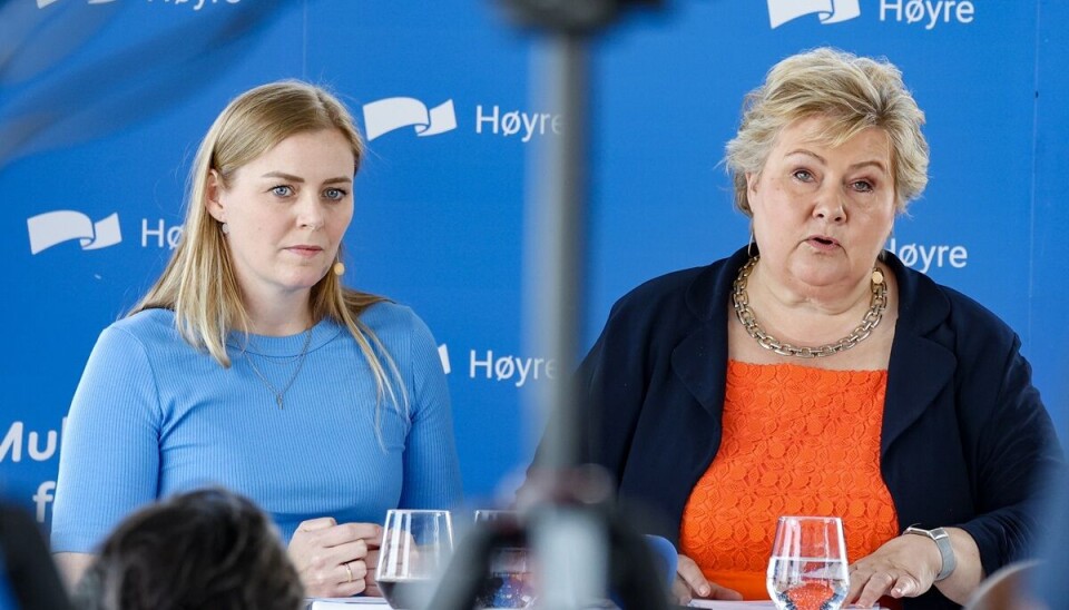 Tina Bru ønsker å fortsette som nestleder i Høyre. Det synes partileder Erna Solberg er veldig bra.