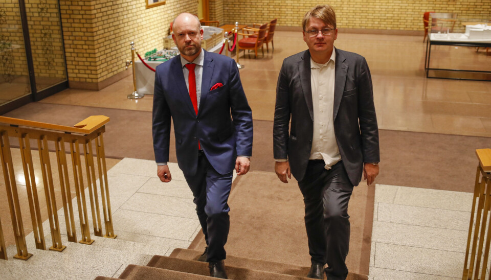 SMB Norges administrerende direktør Jørund Rytman, og styreleder, Karl-Anders Grønland, ønsker seg et nytt storting og en ny regjering etter valget i høst.
