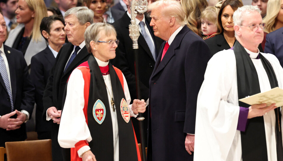 President Donald Trump var ikke spesialt fornøyd med biskop Mariann Edgar Buddes preken i forbindelse med presidentinnsettelsen forrige uke.