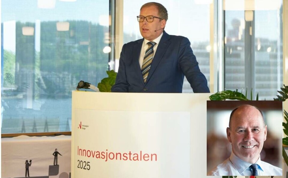 Innovasjon Norge-direktør Håkon Haugli holdt årets Innovasjonstale denne uken. NHH-professor Tor W. Andreassen (innfelt) mener talen er optimistisk, men mangler konkrete planer. Innovasjon Norge-direktør Håkon Haugli holdt årets Innovasjonstale denne uken. NHH-professor Tor W. Andreassen (innfelt) mener talen er optimistisk, men mangler konkrete planer.