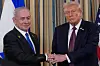 Statsminister Benjamin Netanyahu og president Donald Trump i Det hvite hus.
