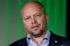 Partileder Trygve Slagsvold Vedum på Senterpartiets valgvake på Trekanten under stortingsvalget 2025