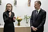 Karianne Tung og Torgeir Micaelsen står sammen under ministeroverrekkelsen i Oslo.