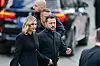 Volodymyr Zelenskyj og Olena Zelenska går sammen gjennom Oslo etter kong Harald Vs begravelsesseremoni.