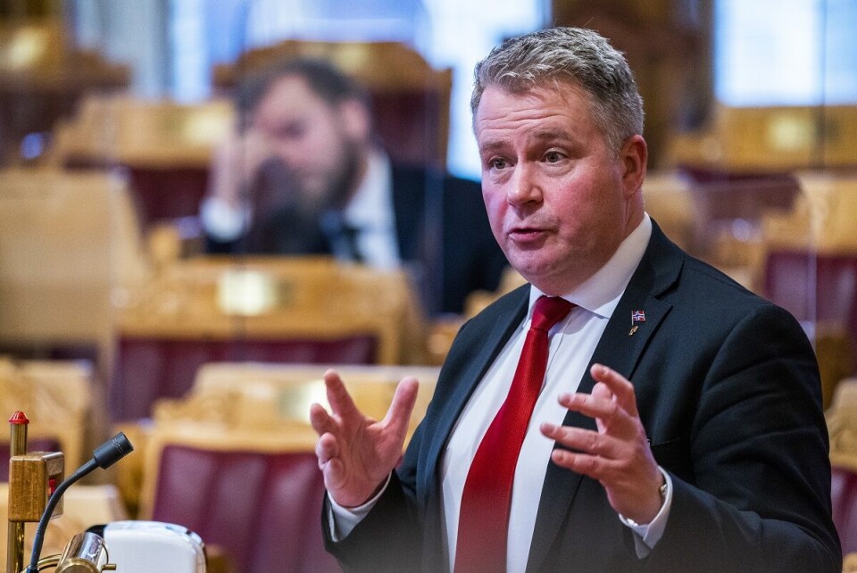 Fremskrittspartiets Per-Willy Amundsen kritiserer PST. Foto: Håkon Mosvold Larsen / NTB