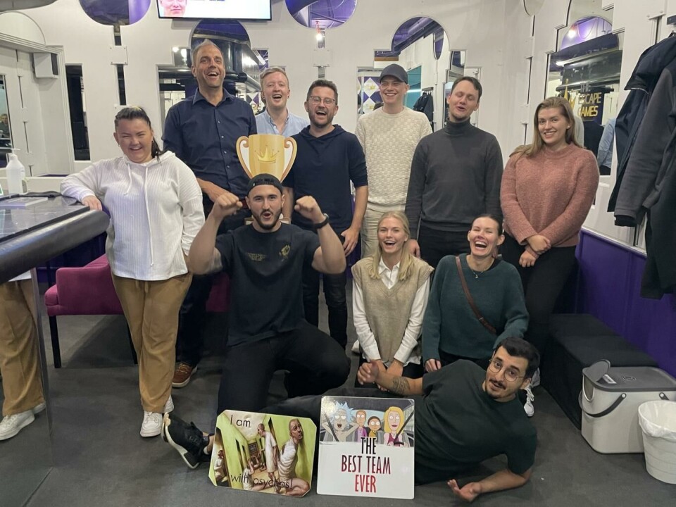 En av aktivitetene de ansatte i Epinova deltok på var escape games.