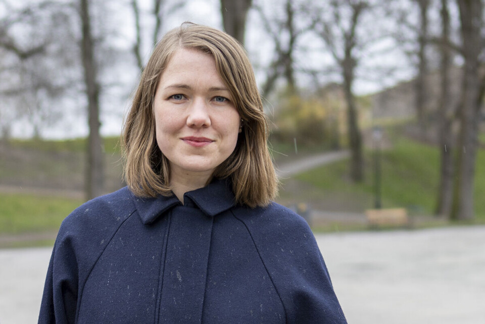 Talsperson i MGD Une Bastholm før årets digitale landsmøte 25. april, der det skal velges en ny ledertrio. Den gamle talspersons-modellen blir erstattet med en leder og to nestledere.