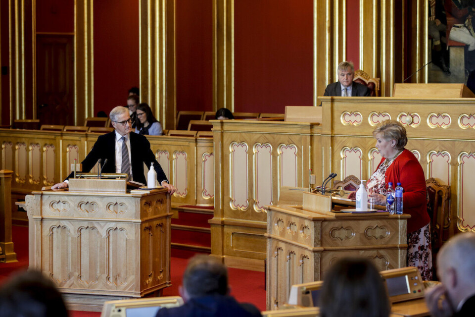 Partileder Jonas Gahr Støre vil gjøre Ap grønnere, og sanke nye stemmer i den kommende valgkampen. Problemet hans er at Høyre og Erna Solberg har tenkt i akkurat samme baner.