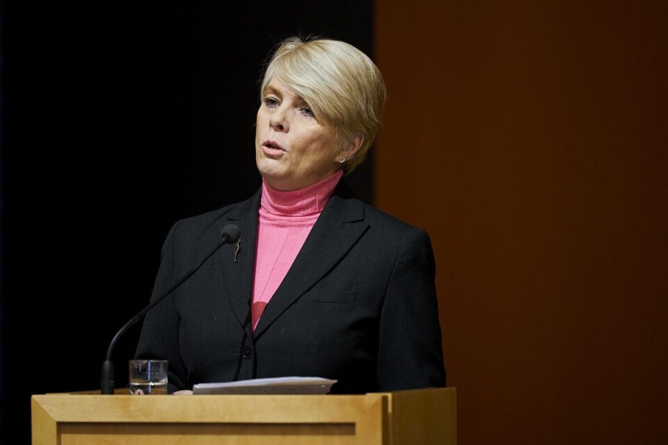 Lederen av Kirkerådet, Kristin Gunnleiksrud Raaum, åpner for å gjøre endringer i kirkevalget. Foto: Ole Martin Wold | NTB