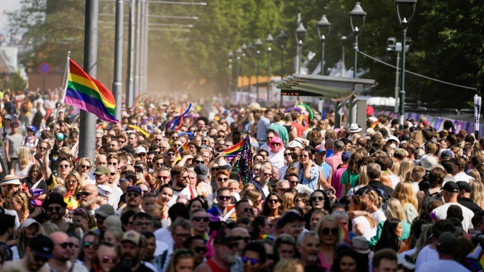 Prideparaden i Oslo hadde rekorddeltakelse. Foto Javad Parsa / NTB