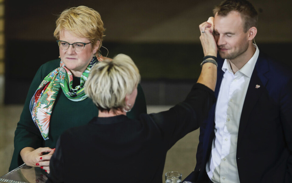 Foto Både Venstres Trine Skei Grande og KrFs Kjell Ingolf Ropstad trenger å sminke brura både godt og taktisk om at de skal ha håp om fortsatt regjeringsdeltakelse etter høsten 2021. (Foto: Vidar Ruud / NTB scanpix)