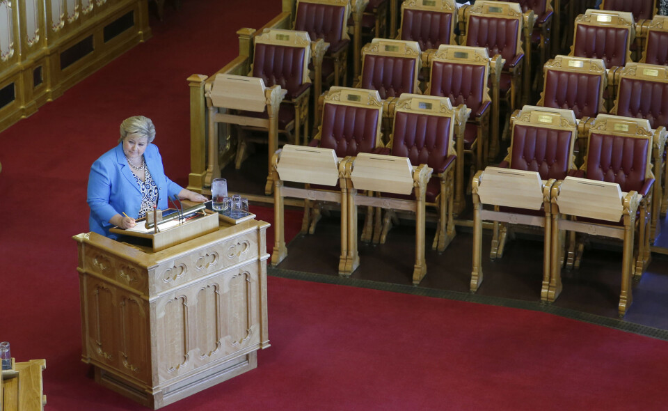 Statsminister Erna Solberg styrker direktoratene.