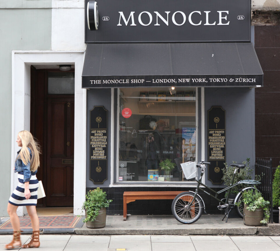 En Monocle-butikk.