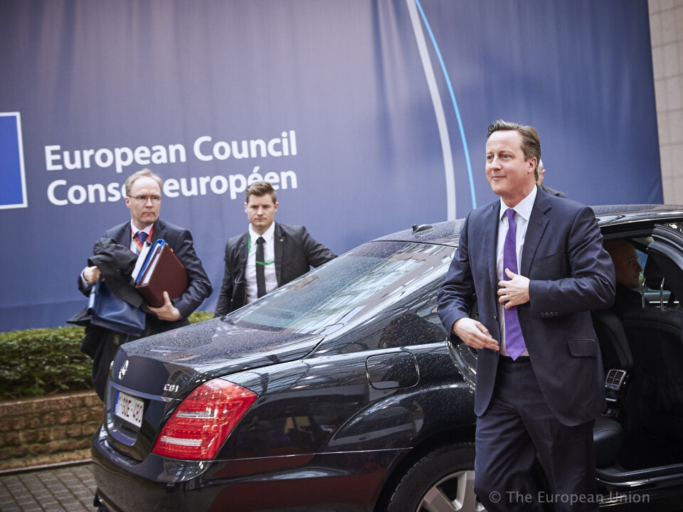 LOVER REFORMKRAV: Storbritannias statsminister David Cameron lover at det skal komme skriftlige krav i løpet av november.