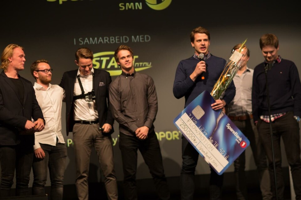 Flowmotion stakk av med prisen på en kvart million kroner for sin bildestabilisator for actionkamera.