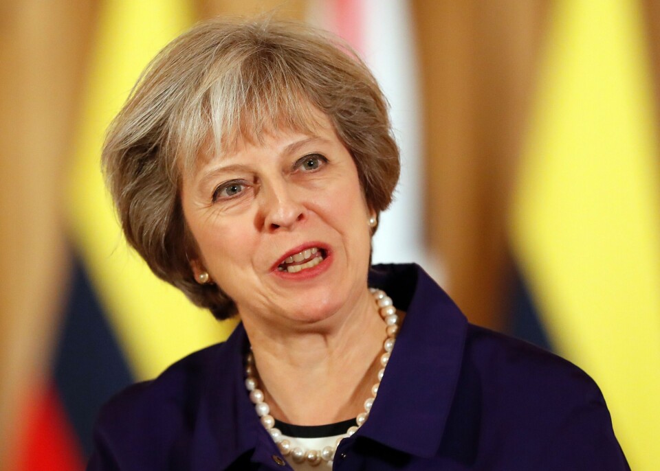 Storbritannias statsminister, Theresa May.