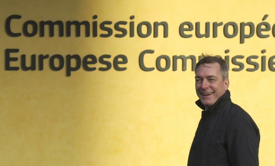 Brussel, Belgia. Frank Bakke-Jensen (H) er denne uka på sitt første besøk i Brussel som europaminister