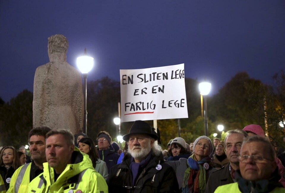 Legene ble ikke hørt i Rikslønnsnemnda.
