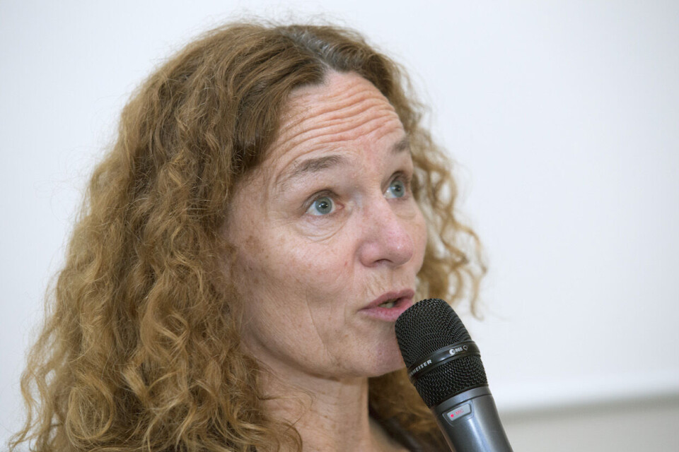 KLAR TALE: – Offentlige ledere håndterer krysspress mellom stadig flere pålagte oppgaver samtidig som budsjettene er under press, sier direktøren for Folkehelseinstituttet, Camilla Stoltenberg.