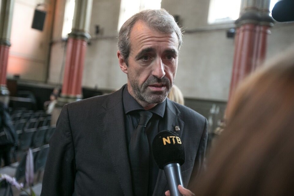 Leder i Bedriftsforbundet, Olaf Thommessen.