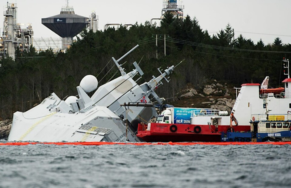 I en rapport etter Helge-Ingstad-ulykken ble det avdekket en manglende kultur i Sjøforsvaret for å stille spørsmål ved andres handlinger, skriver Svein-Tore Kristiansen. Foto: Marit Hommedal | NTB