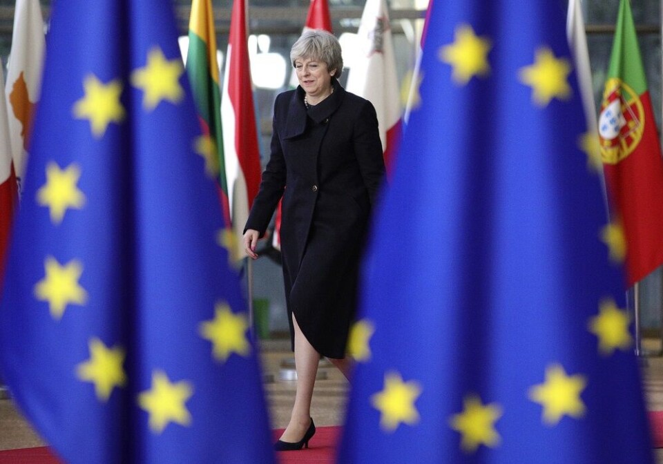 Theresa May fikk applaus på EU-toppmøtet