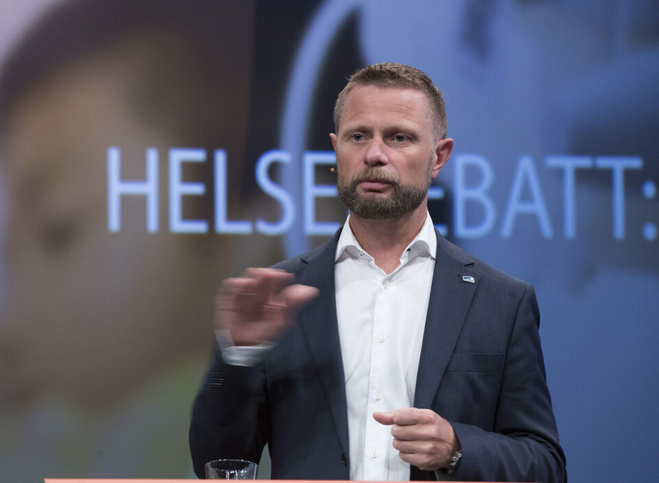 Helseminister Bent Høie innfører pakkeforløp for psykisk helse.