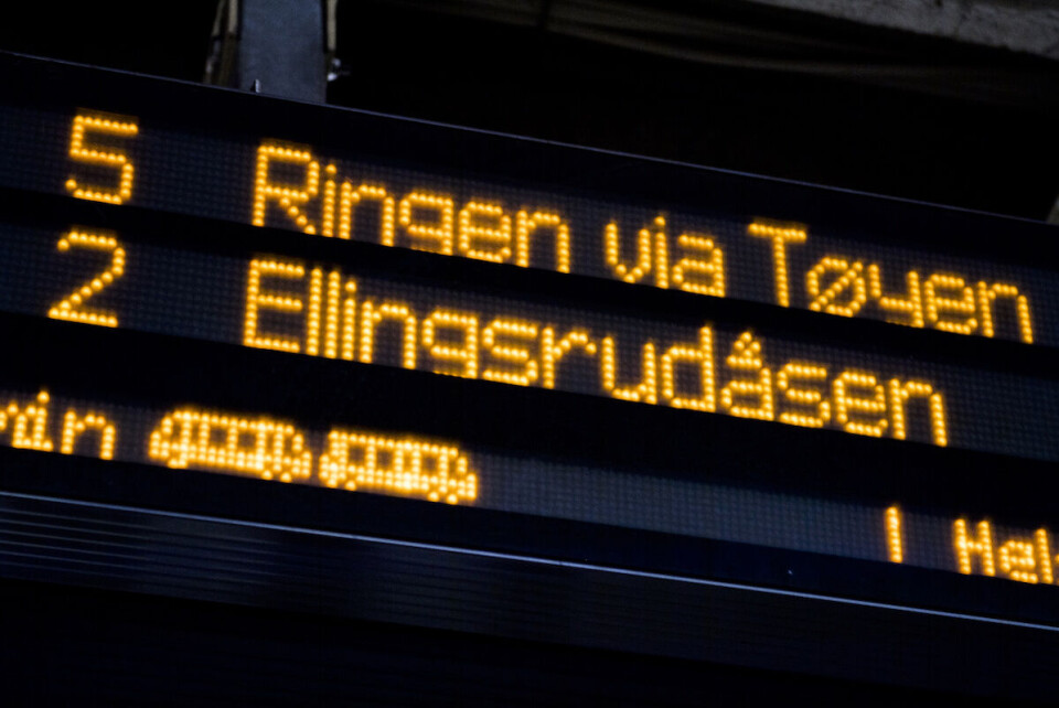 Trikke-Oslo går motsatt vei av tog-Norge