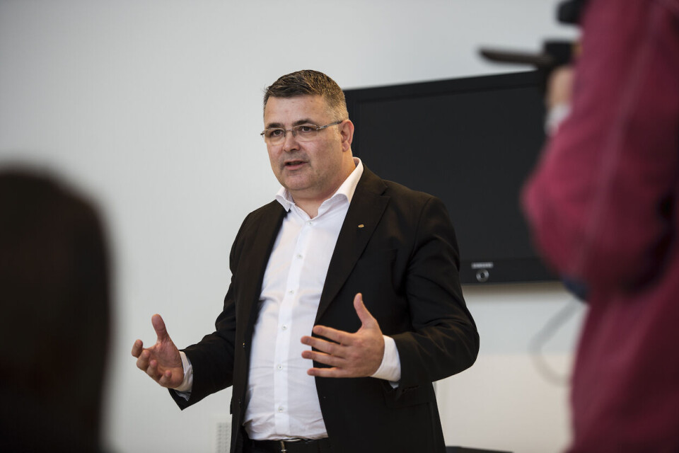 Olje- og energiminister Kjell Børge Freiberg.