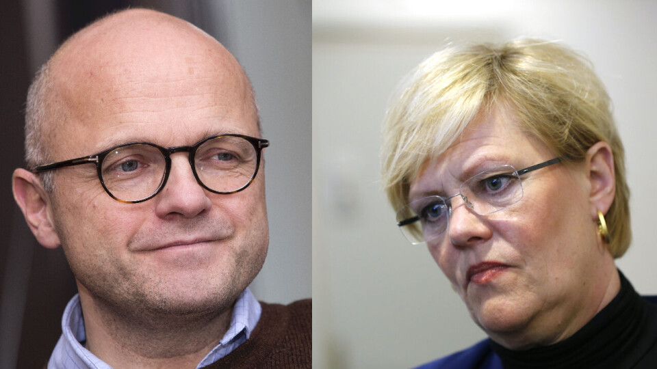 De to tidligere statsrådene Vidar Helgesen (H) og Kristin Halvorsen (SV) skal lede utvalgets arbeid.
