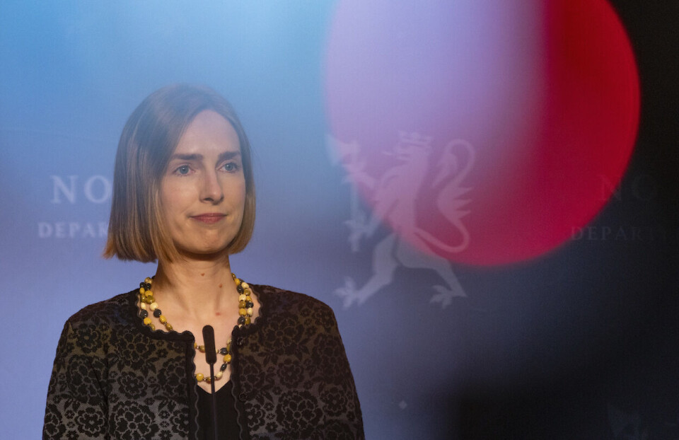 Næringsminister Iselin Nybø forteller at det opprettes et eksportstrategiråd i Ålesund.