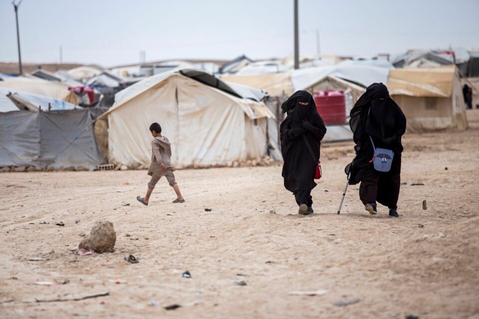 al-Hol-leiren i Syria huser 60.000 flyktninger, mange av dem såkalte IS-kvinner.