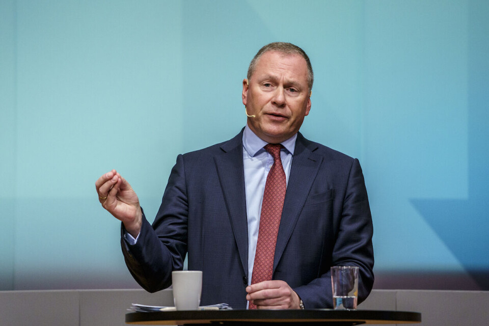 Oljefondssjef Nicolai Tangen har for vane å si rett ut hva han mener. Foto: Stian Lysberg Solum | NTB